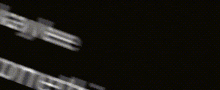a blurred image of kaylee somewhere with a pink circle in the middle
