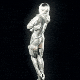 a blurry picture of a person in the dark