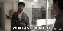 What An Epic Night James Scully GIF - What An Epic Night James Scully Forty Quinn GIFs