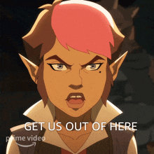 Get Us Out Of Here Kaylie GIF - Get Us Out Of Here Kaylie The Legend Of Vox Machina GIFs