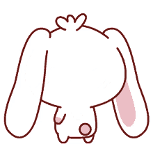 cute rabbit tongue out disdain cute adorable