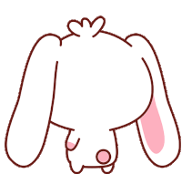 Cute Rabbit Tongue Out Sticker - Cute Rabbit Tongue Out Disdain Stickers