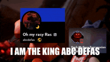a screenshot of a person 's facebook page that says oh my rasy ras abcdefas
