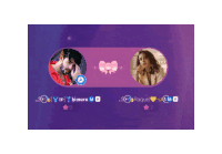 a screenshot of a video game showing a girl and a man 's avatars