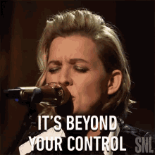 its beyond your control brandi carlile right on time song saturday night live its out of your control