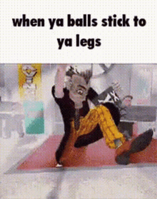 meme balls legs