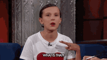 What Is That Wtf GIF - What Is That Wtf Millie Bobby Brown GIFs