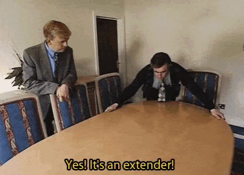 Alan Partridge Table GIF - Alan Partridge Table Extender - Discover & Share  GIFs