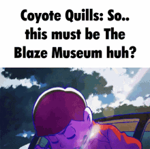 Coyote Quills Blaze Museum GIF - Coyote Quills Blaze Museum Roblox GIFs