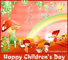 Happy Children'S Day Greetings GIF