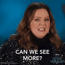 Can We See More Ursula GIF - Can We See More Ursula Melissa Mccarthy GIFs