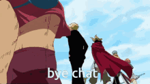Bye Chat One Piece Bye Chat GIF - Bye Chat One Piece Bye Chat One Piece Walk GIFs