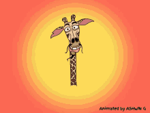 Funny Face Giraffe GIF - Funny Face Giraffe Funny Sticker GIFs