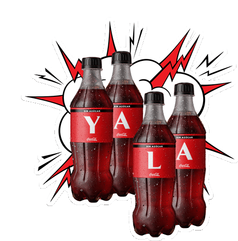 Yala Cocacola Sticker - Yala Cocacola Juntos Para Algo Mejor Stickers