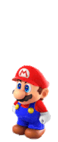 Squish Mario Sticker - Squish Mario Super Mario Stickers
