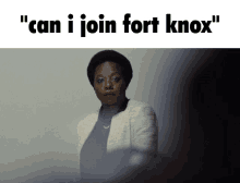Can I Join Fort Knox Amanda Waller GIF - Can I Join Fort Knox Amanda Waller Suicide Squad GIFs