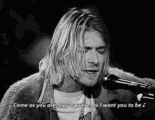 come as you are as you were as i want you to be nirvana singing