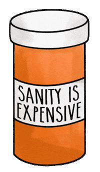 Medicine Sanity Sticker - Medicine Sanity Rx Stickers