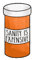 Medicine Sanity Sticker - Medicine Sanity Rx Stickers