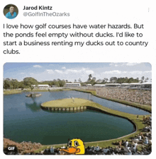 Country Club Golf Course GIF