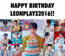 Happy Birthday Leonplays2016 GIF - Happy Birthday Leonplays2016 Cake GIFs