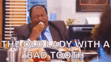 The Office Laugh GIF - The Office Laugh The Old Lady With A Bad Tooth GIFs