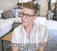 It Was A Really Cute Sweet Date Good Time GIF - It Was A Really Cute Sweet Date Good Time Happy GIFs