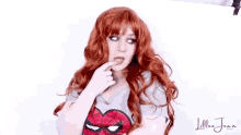 mary jane watson marvel spiderman lillee jean red