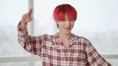 yesung red hair