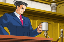 Yuh Huh Ace Attorney GIF - Yuh Huh Ace Attorney Phoenix Wright GIFs