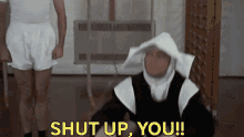 Monty Python Shut Up GIF - Monty Python Shut Up John Cleese GIFs