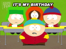 Its My Birthday Eric Cartman GIF - Its My Birthday Eric Cartman Stan Marsh GIFs