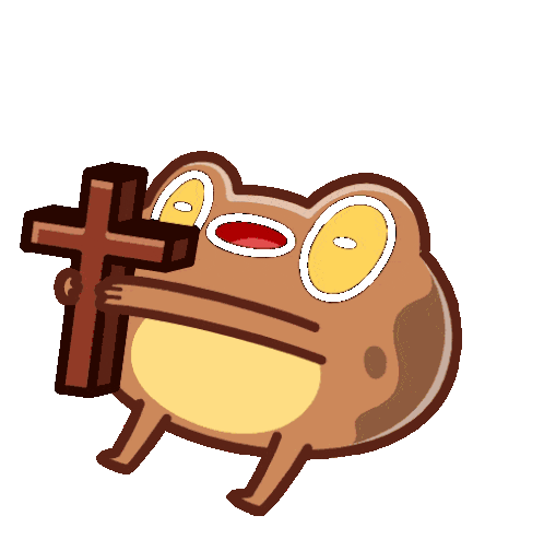 Disgruntled Toad Sticker