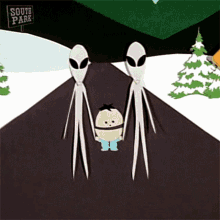 Alien Abduction Ike Broflovski GIF - Alien Abduction Ike Broflovski South Park GIFs