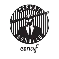 a black and white logo that says serhat gonullu esnaf