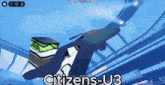 a video game called citizens-u3 is being played on a computer screen