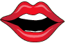 Lips Kiss Sticker - Lips Kiss Stickers