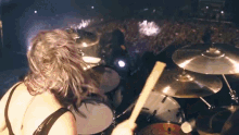 Head Bang On The Drums GIF - Head Bang On The Drums Rocking It GIFs