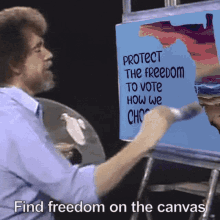 Vrl Protect The Freedom To Vote How We Choose GIF - Vrl Protect The Freedom To Vote How We Choose Find Freedom In The Canvas GIFs