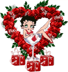 betty boop roses red rose gifts gift