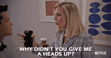 Why Didnt You Give Me A Heads Up Brianna GIF - Why Didnt You Give Me A Heads Up Brianna June Diane Raphael GIFs
