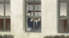 Anime Anime Window GIF - Anime Anime Window Kon GIFs