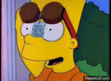 beer goggles simpsons bart simpson