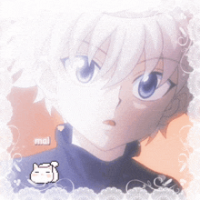 a picture of a anime character with the name mai on the bottom