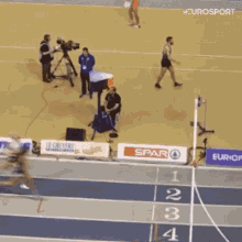 athletism sport crash finish eurosport