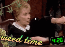 Weed Time Judge Judy GIF - Weed Time Weed Judge Judy GIFs