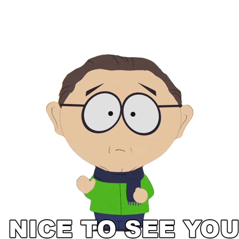 Nice To See You Mr Mackey Sticker - Nice To See You Mr Mackey South Park Stickers