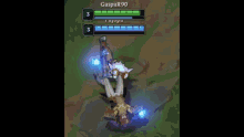a screenshot of a video game with the name gaspar90 on the top
