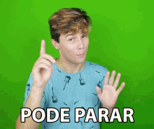 Pode Parar Hold On GIF - Pode Parar Hold On Stop Right There GIFs
