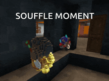a screenshot of a video game with the words " suffle moment " above it
